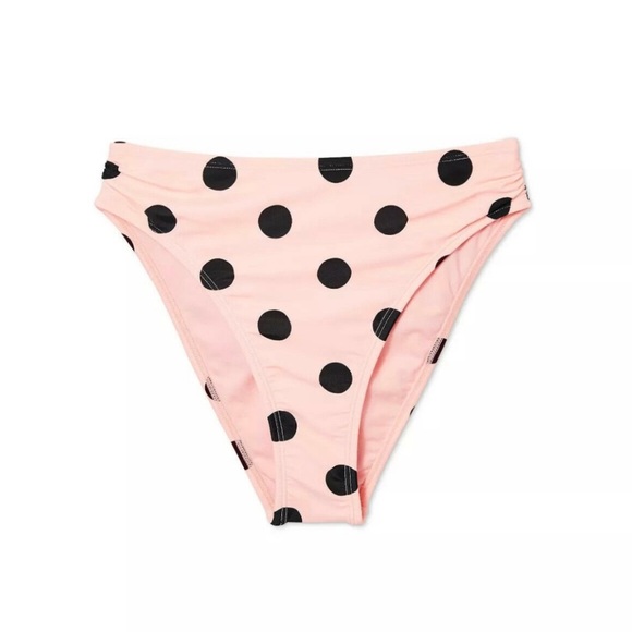 NWTXhilaration Women's Juniors' Cheeky High Leg High Waist Bikini Bottom XS - Picture 5 of 14